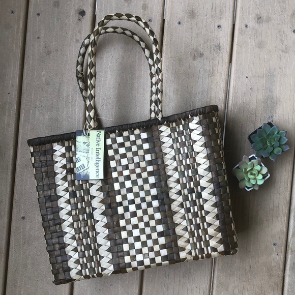 NWT Hawaiian Palm Leaf Bag - Picture 1 of 5